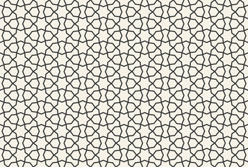 Fototapeta premium Abstract seamless geometric islamic wallpaper pattern