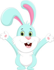 cute rabbit cartoon