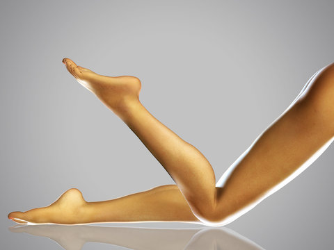 3d render photorealistic image of woman legs