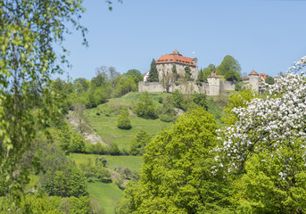 Fototapeta na wymiar Stetten castle in Hohenlohe