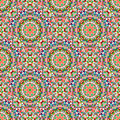 Ornamental Seamless Pattern. Abstract Geometrical Vector Background