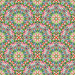 Ornamental Seamless Pattern. Abstract Geometrical Vector Background