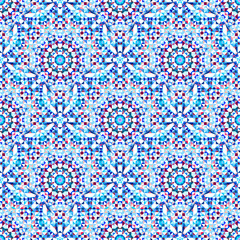 Ornamental Seamless Pattern. Abstract Geometrical Vector Backgro