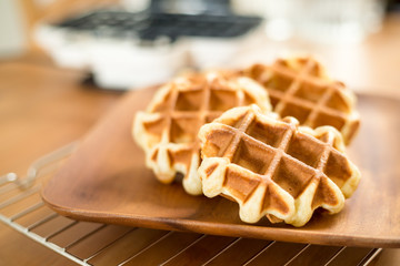 Homemade waffles