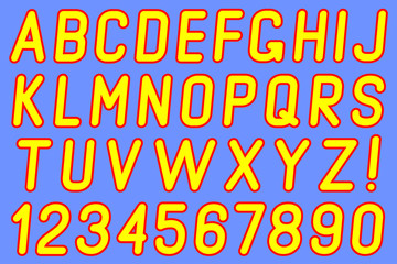 Letters and numbers.