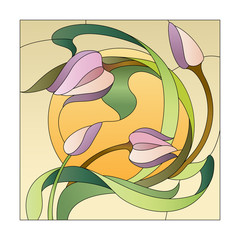 stained glass pattern