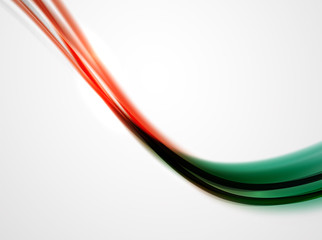 Modern curve stripes template