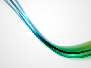 Modern curve stripes template