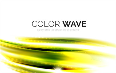 Elegant light smooth wave