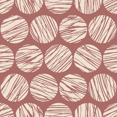 Vector seamless abstract pattern. Abstract circles. Background f