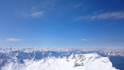 Berge Schneelandschaft Alpin