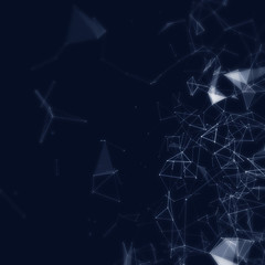 Abstract network connection background