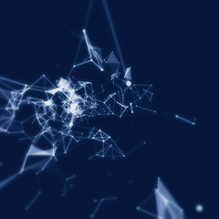 Abstract network connection background
