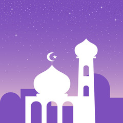 Simple graphic of a mosque