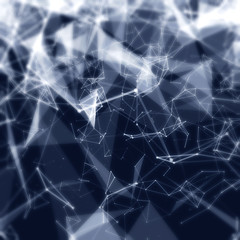 Abstract network connection background
