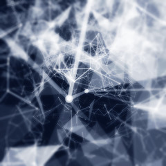 Abstract network connection background