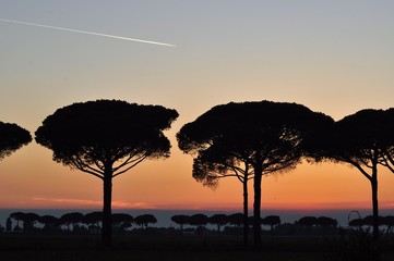 Sunset in Jesolo