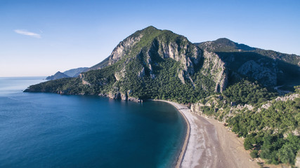 Mediterranean Sea and Mountain