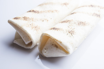 Burritos on a background