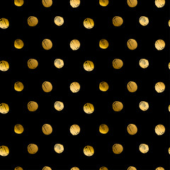 polka dot luxury hand drawn seamless pattern