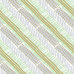 mint color striped vector seamless pattern