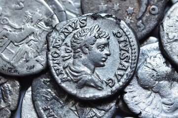 Authentic silver denarius