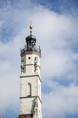 Obraz premium Old clock tower in Rothenburg