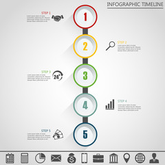 Infographic design template and marketing icons..