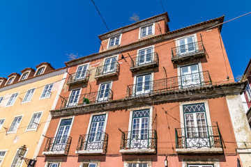 Obraz premium Lissabon Hausfassade