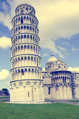 Pisa leaning tower.