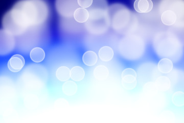 evening sky bokeh background in shades of blue and white