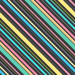 Obraz premium Abstract colorful diagonal striped background.