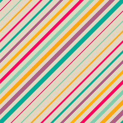 Obraz premium Abstrakcjonistyczny kolorowy przekątny pasiasty tło.