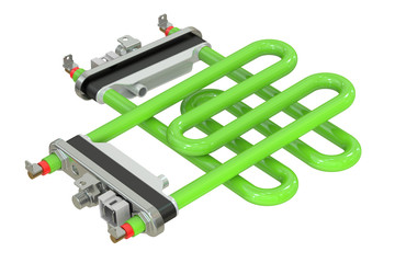 electric heating elements, 3D rendering