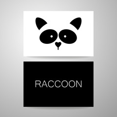 raccoon animal template
