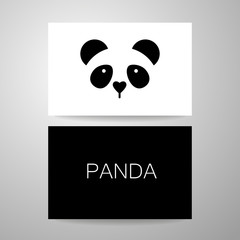 Fototapeta premium panda bear template