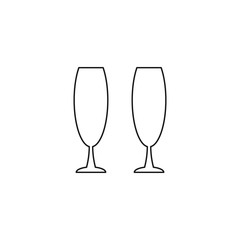glass beverage black web icon