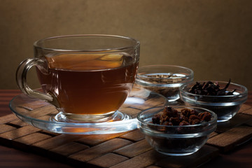 Tasty fragrant tea