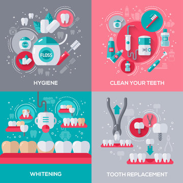 Dentistry Banners Set 