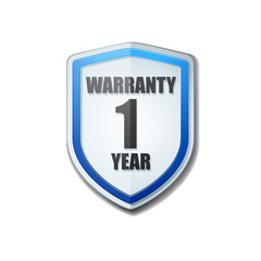 1 Year Warranty shield