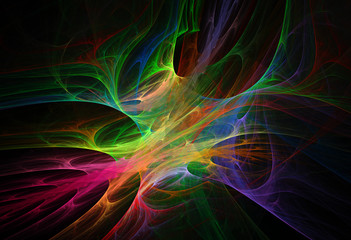 Abstract fractal background