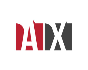AX red square letter logo for xray, exchange, extreme, exercise