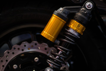 Fototapeta premium Motorcycle suspension