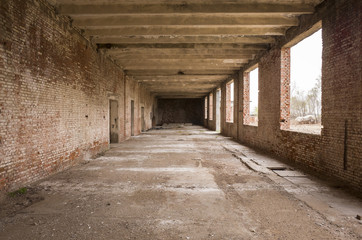 Fototapeta na wymiar Abandoned Factory Building