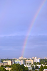 Rainbow on a sky