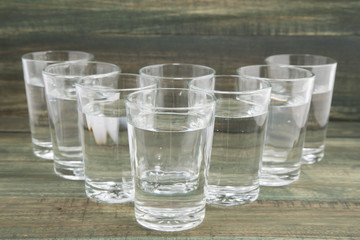 The eight glasses of water 