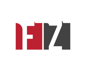 FZ red square letter logo for zone, zero, zoo, zoological, zoom