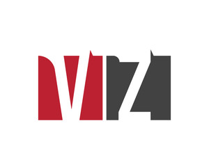VZ red square letter logo for zone, zero, zoo, zoological, zoom
