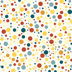 Polka dot seamless pattern