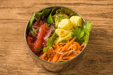 インドの漬物　アチャール　 Indian home-cooked meal (acaar)